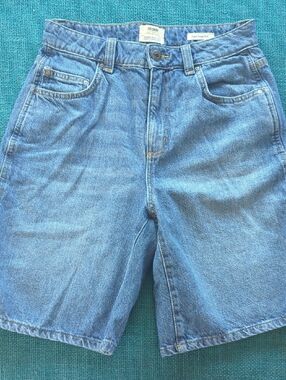 Cotton On Men's Light Blue Denim Shorts